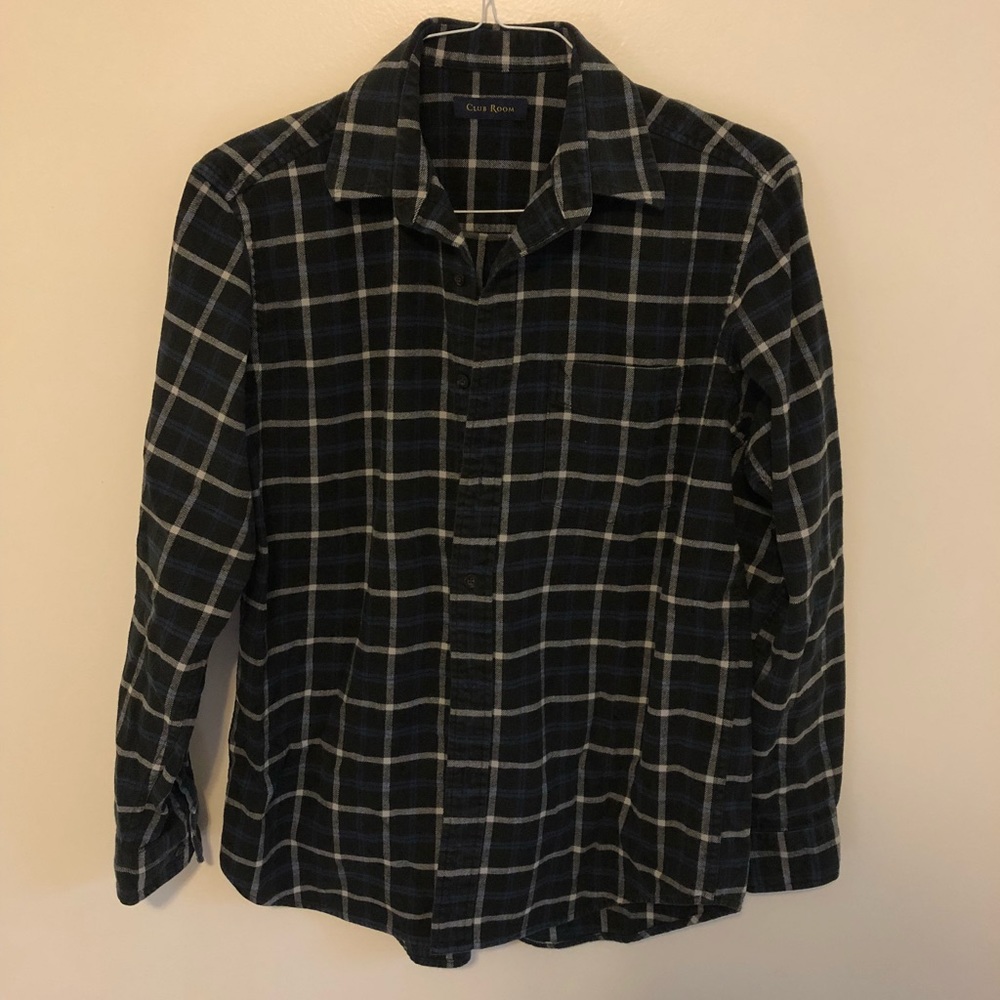 Men’s Club Room Button Down Flannel medium
